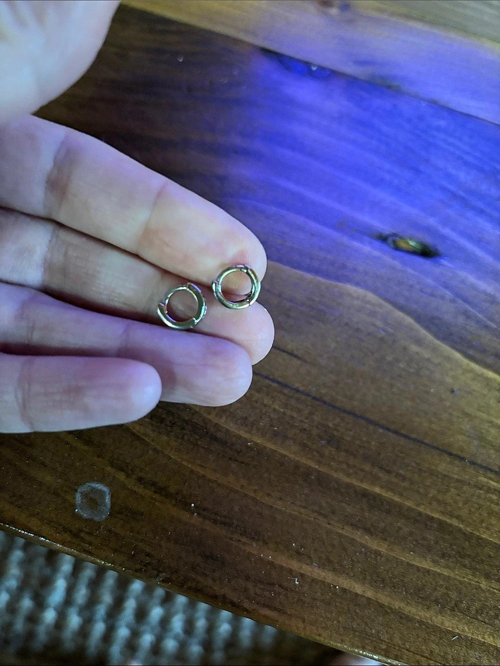 Baby Sterling Silver Hoop Earrings
